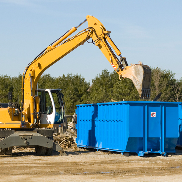 what are the rental fees for a residential dumpster in Genesee MI